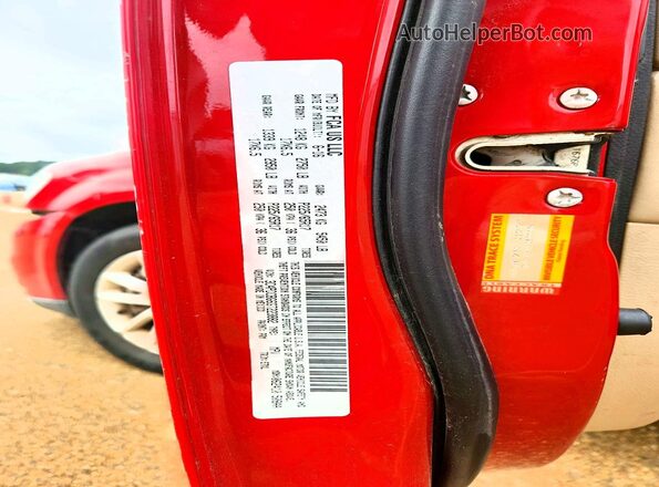 3C4PDCBG6GT223882 2016 DODGE JOURNEY Red Vista de la etiqueta del VIN