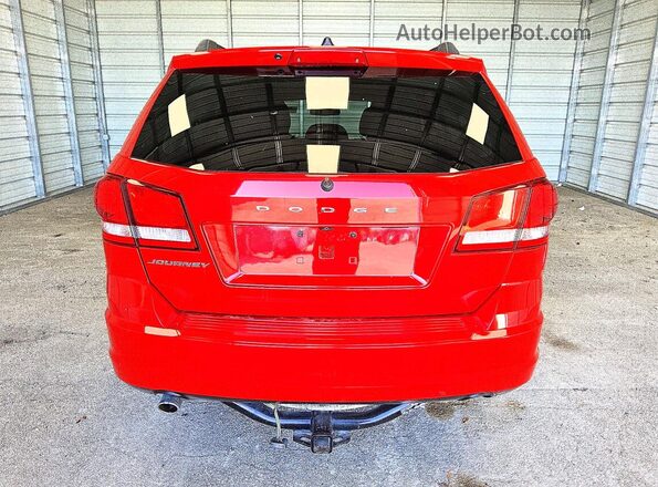 3C4PDCBG6JT514373 2018 DODGE JOURNEY Red Vista trasera