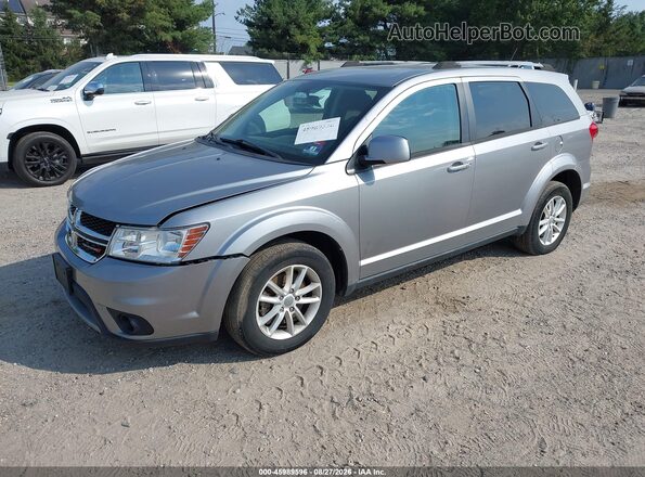 3C4PDCBG7HT588833 2017 DODGE JOURNEY Silver წინა მარცხენა ხედი სამი მეოთხედიდან