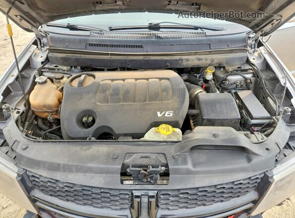 3C4PDCBG7HT589223 2017 DODGE JOURNEY Silver Vista del compartimento del motor