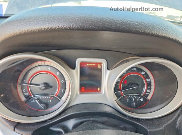 3C4PDCBG7JT526256 2018 DODGE JOURNEY Blue Instrument cluster view