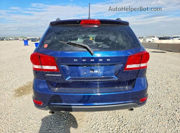 3C4PDCBG7JT526256 2018 DODGE JOURNEY Blue Rear view