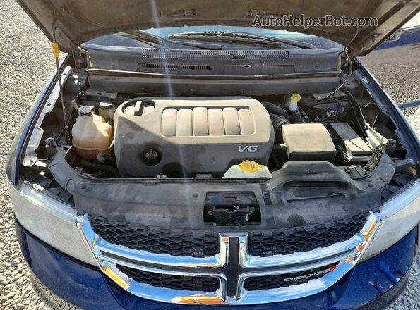3C4PDCBG7JT526256 2018 DODGE JOURNEY Blue Engine compartment view