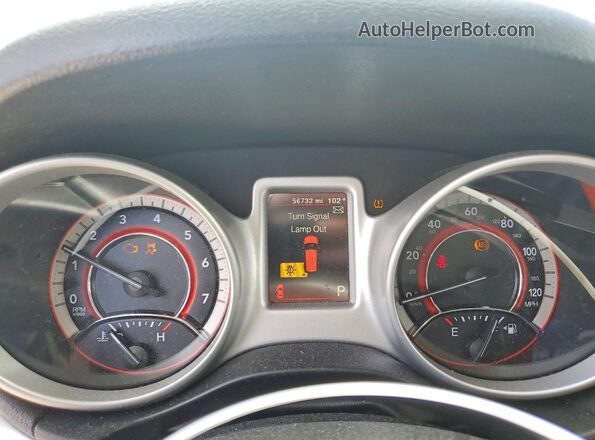 3C4PDCBG7JT533689 2018 DODGE JOURNEY White Instrument cluster view