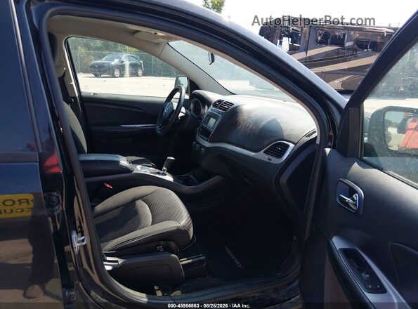3C4PDCBG8HT537485 2017 DODGE JOURNEY Black Widok wnętrza z przodu