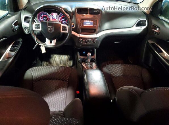 3C4PDCBG8HT581857 2017 DODGE JOURNEY Black Առջևի վահանակի տեսք