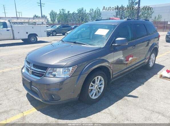 3C4PDCBG8JT412279 2018 DODGE JOURNEY Gray Առջևի ձախ երեք քառորդ տեսարան