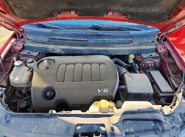 3C4PDCBG9GT246928 2016 DODGE JOURNEY Red ძრავის განყოფილების ხედი