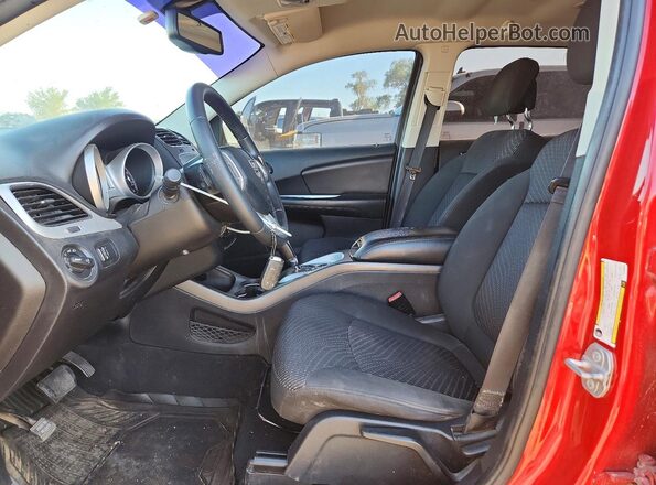 3C4PDCBG9GT246928 2016 DODGE JOURNEY Red წინა სალონის ხედი