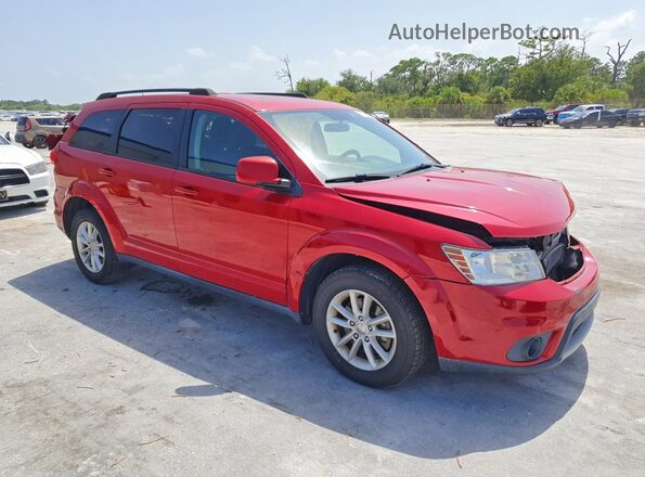 3C4PDCBGXGT218748 2016 DODGE JOURNEY Red Przód prawy