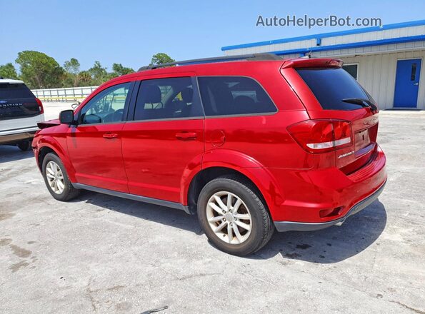 3C4PDCBGXGT218748 2016 DODGE JOURNEY Red Tył lewy
