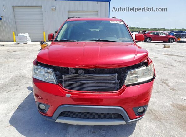 3C4PDCBGXGT218748 2016 DODGE JOURNEY Red Widok z przodu