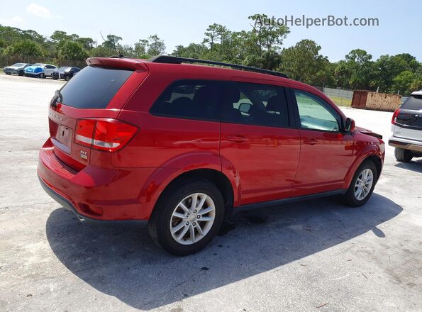 3C4PDCBGXGT218748 2016 DODGE JOURNEY Red Tył prawy