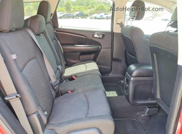 3C4PDCBGXGT218748 2016 DODGE JOURNEY Red Widok wnętrza z tyłu