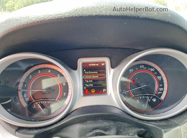 3C4PDCBGXGT218748 2016 DODGE JOURNEY Red Widok zestawu wskaźników