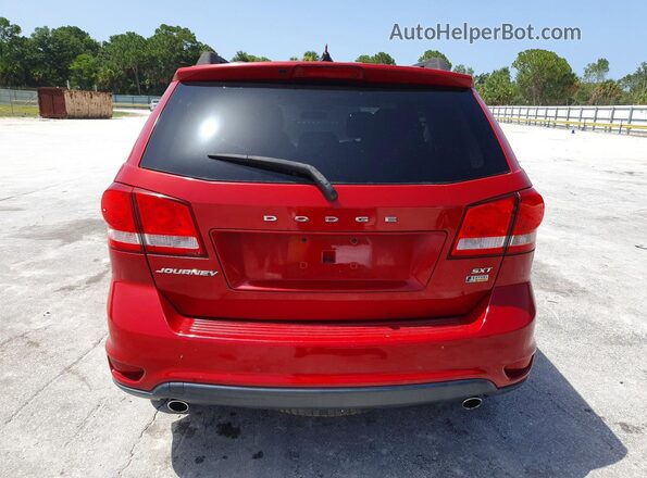 3C4PDCBGXGT218748 2016 DODGE JOURNEY Red Widok z tyłu