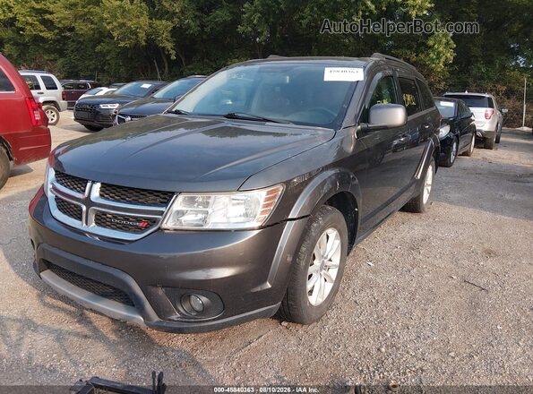 3C4PDCBGXHT511258 2017 DODGE JOURNEY Gray Передня ліва чверть