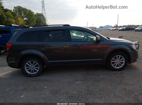 3C4PDCBGXHT511258 2017 DODGE JOURNEY Gray Вид задньої частини салону