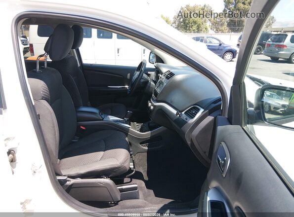 3C4PDCBGXHT589815 2017 DODGE JOURNEY White წინა სალონის ხედი