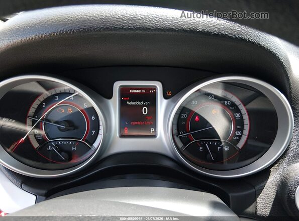 3C4PDCBGXHT589815 2017 DODGE JOURNEY White უკანა სავარძლების ხედი
