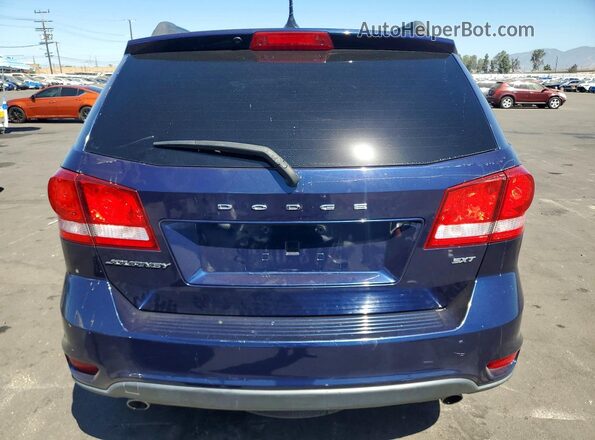 3C4PDCBGXHT601543 2017 DODGE JOURNEY Blue Vista trasera