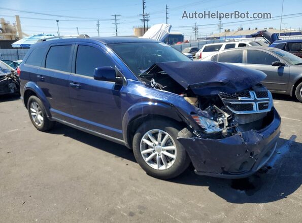 3C4PDCBGXHT601543 2017 DODGE JOURNEY Blue Delantero derecho