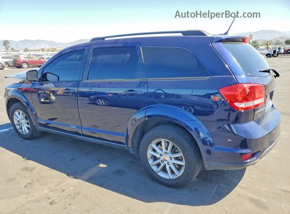 3C4PDCBGXHT601543 2017 DODGE JOURNEY Blue Trasero izquierdo