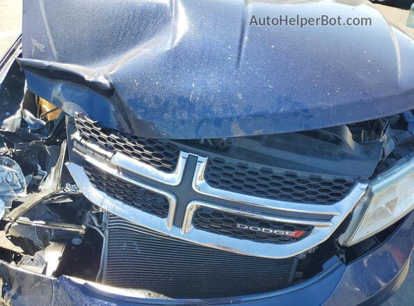 3C4PDCBGXHT601543 2017 DODGE JOURNEY Blue Vista del compartimento del motor