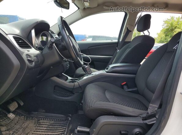3C4PDCCGXHT670604 2017 DODGE JOURNEY Белый Вид салона спереди