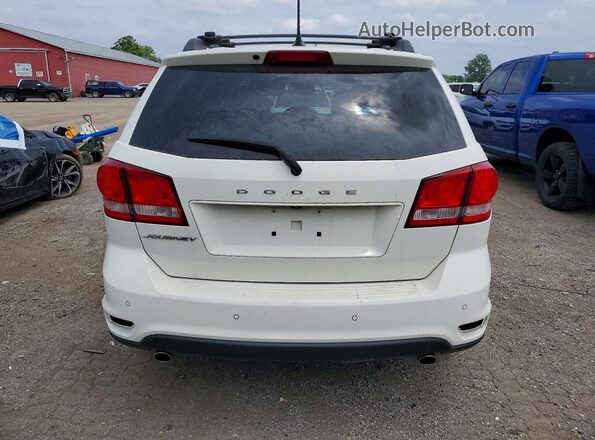 3C4PDCCGXHT670604 2017 DODGE JOURNEY Белый Вид сзади