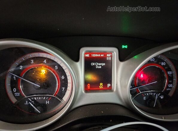 3C4PDCEG2HT626528 2017 DODGE JOURNEY Серый Вид щитка приборов