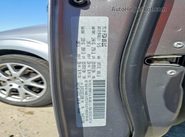 3C4PDCEG3GT218599 2016 DODGE JOURNEY Silver VIN კოდის სტიკერის ხედი
