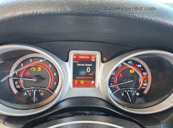 3C4PDCEG3KT680590 2019 DODGE JOURNEY White Widok zestawu wskaźników