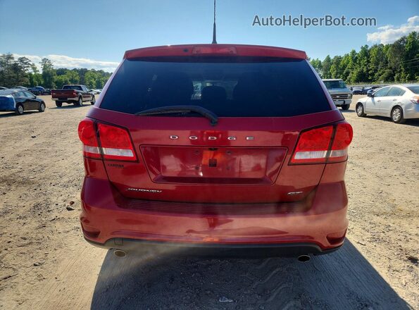 3C4PDCEG4JT472250 2018 DODGE JOURNEY Red Vista trasera