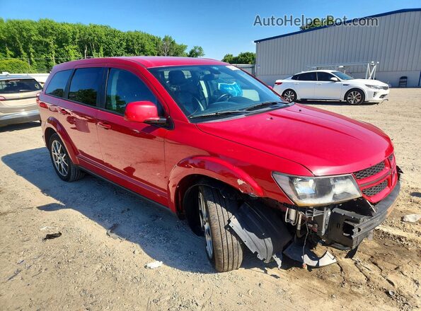 3C4PDCEG4JT472250 2018 DODGE JOURNEY Red Delantero derecho