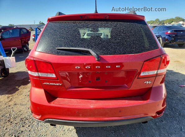 3C4PDCEG6GT187588 2016 DODGE JOURNEY Красный Вид сзади