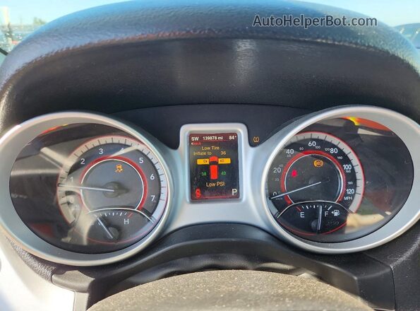 3C4PDCEG6GT187588 2016 DODGE JOURNEY Красный Вид щитка приборов
