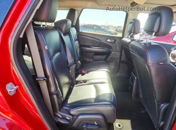 3C4PDCEG6GT187588 2016 DODGE JOURNEY Красный Вид задней части салона