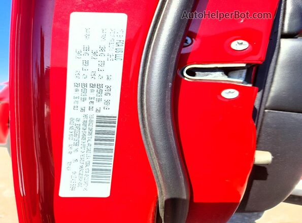 3C4PDCEG6GT187588 2016 DODGE JOURNEY Красный Вид наклейки с VIN-кодом