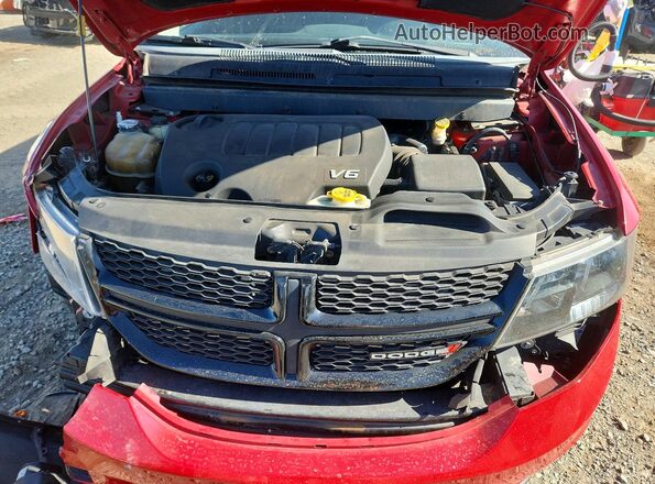 3C4PDCEG6GT187588 2016 DODGE JOURNEY Красный Вид подкапотного пространства