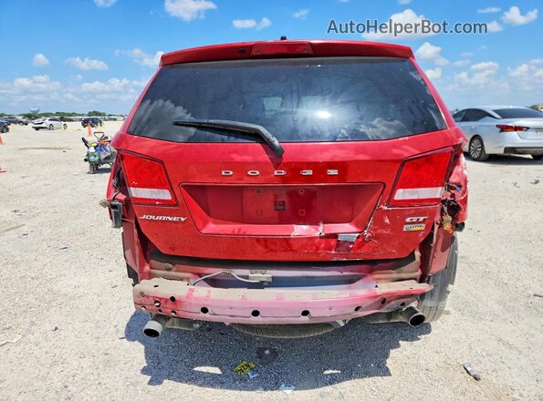 3C4PDCEG7HT613600 2017 DODGE JOURNEY Красный Вид сзади