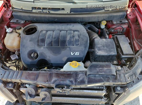 3C4PDCEG7HT613600 2017 DODGE JOURNEY Красный Вид задней части салона