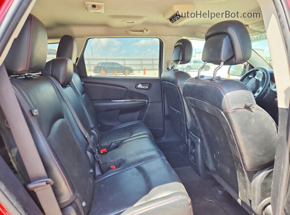 3C4PDCEG7HT613600 2017 DODGE JOURNEY Красный Вид задних сидений