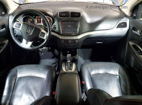 3C4PDCEG8HT576976 2017 DODGE JOURNEY Blue Widok deski rozdzielczej