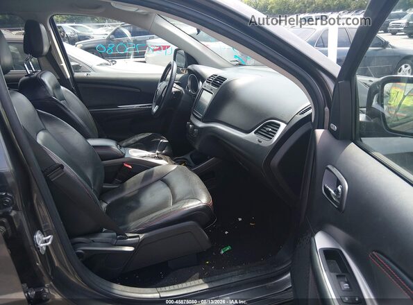 3C4PDCEG8JT380039 2018 DODGE JOURNEY Black Widok wnętrza z przodu