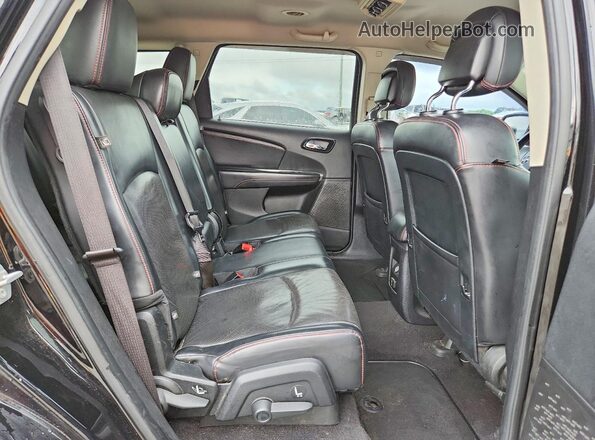 3C4PDCEGXJT380205 2018 DODGE JOURNEY Black უკანა სალონის ხედი