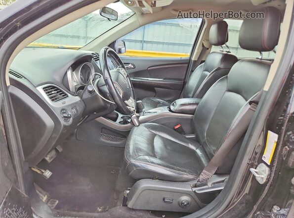 3C4PDCEGXJT380205 2018 DODGE JOURNEY Black წინა სალონის ხედი