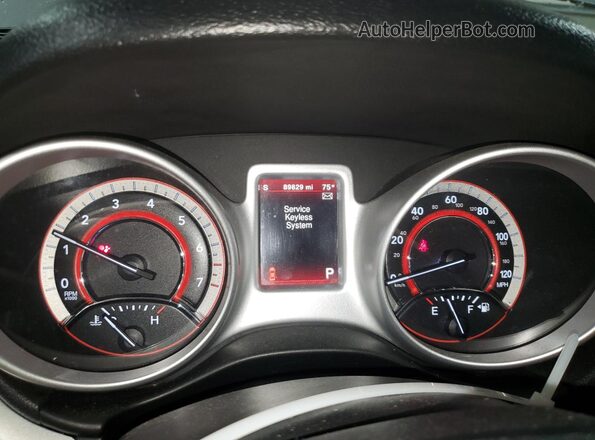 3C4PDCEGXJT380978 2018 DODGE JOURNEY Silver Սարքավորումների վահանակի տեսք