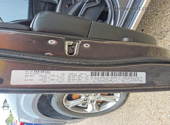 3C4PDCGB1GT146464 2016 DODGE JOURNEY Gray Vista de la etiqueta del VIN