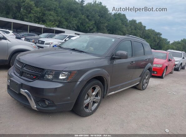 3C4PDCGB2GT131505 2016 DODGE JOURNEY Gray წინა მარცხენა ხედი სამი მეოთხედიდან